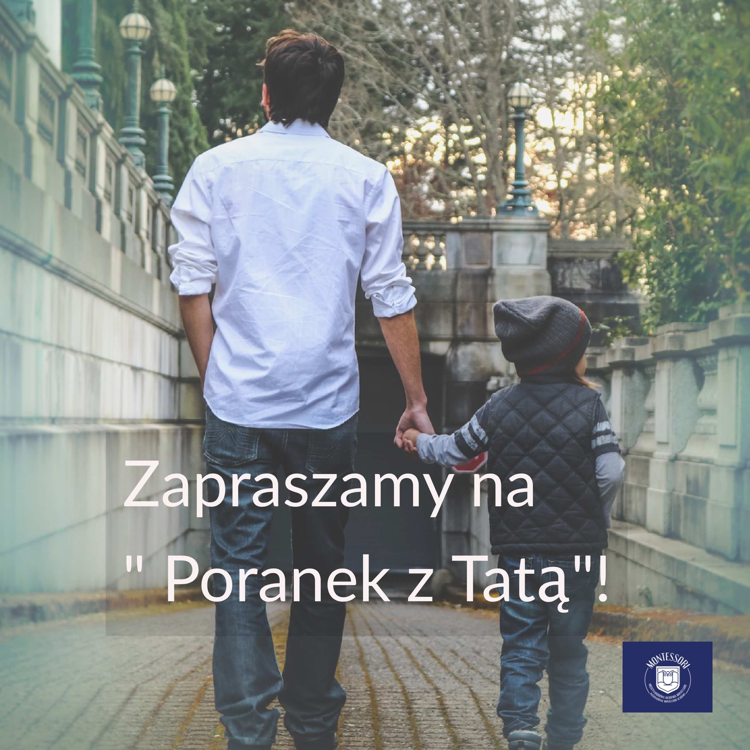 poranek z tatą w akademii montessori