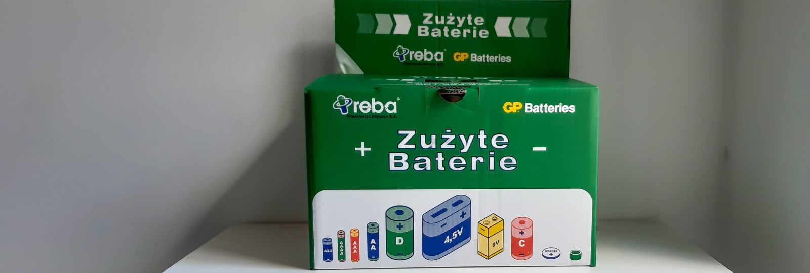 Zbieramy zużyte baterie!