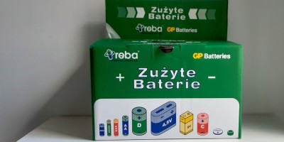 zużyte baterie zbiórka Mokronos Górny